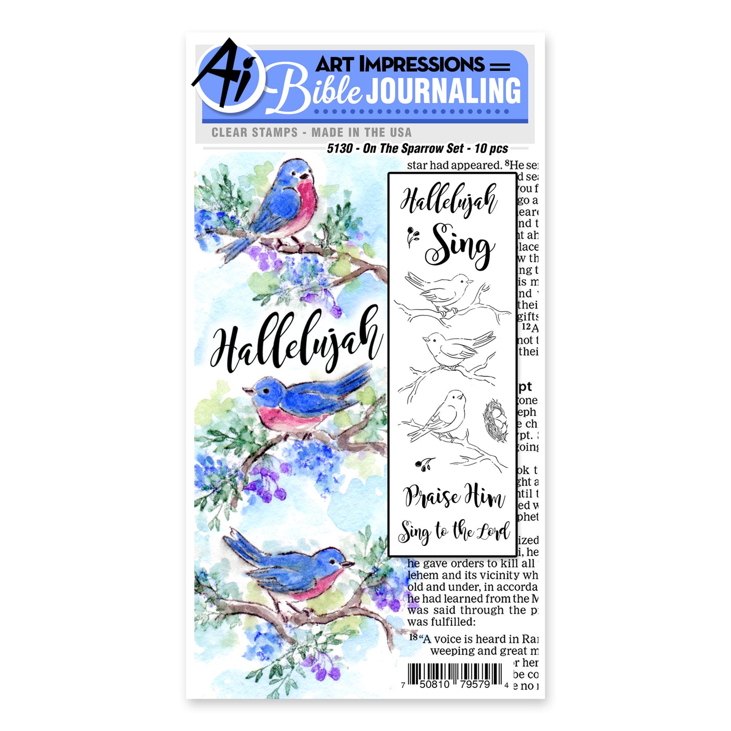 ART IMPRESSIONS 5130 – On The Sparrow Set