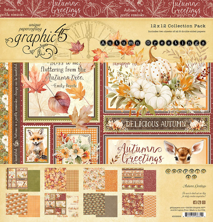 Autumn Greetings 12x12-12x12