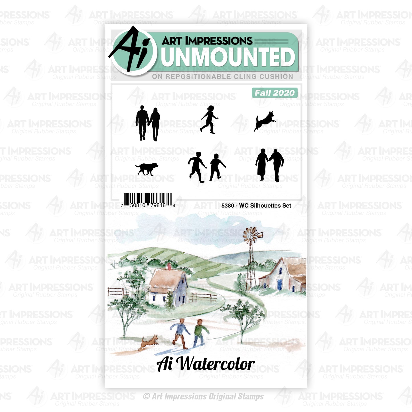 ART IMPRESSIONS 5380 – WC Silhouettes