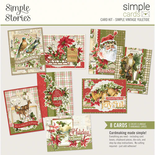 SIMPLE STORIES Simple Vintage Yuletide - Simple Cards Card Kit